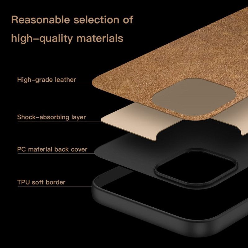 Hoesje Realme C61 Leerlook Bescherming Hoesje