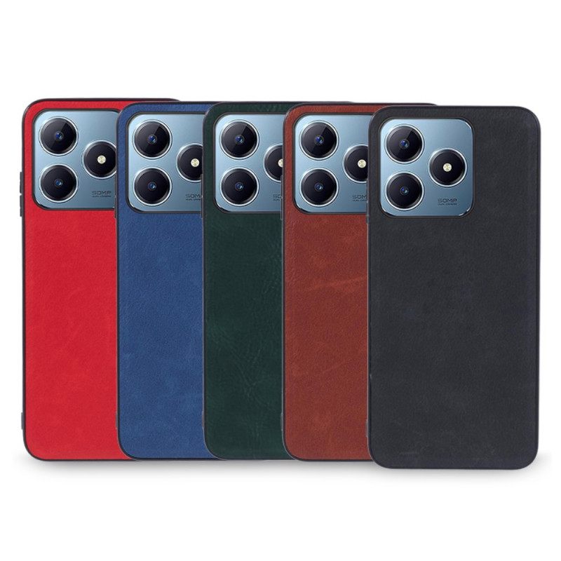 Hoesje Realme C61 Leerlook Bescherming Hoesje