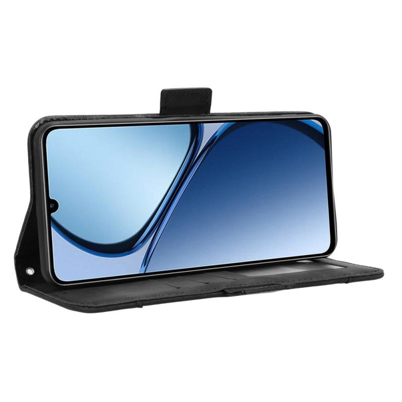 Leren Hoesje Voor Realme C61 Meerdere Kaarthouders