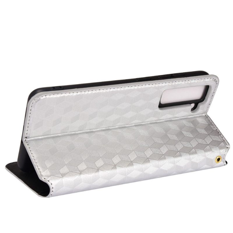 Flip Case voor Samsung Galaxy S21 FE Folio-hoesje Ontwerpgeometrie