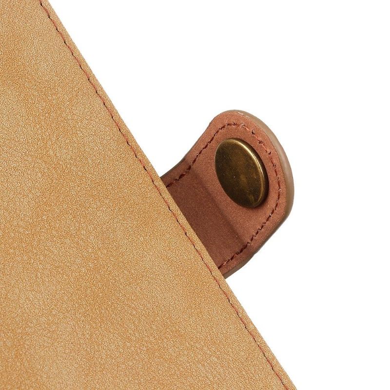 Flip Case voor Samsung Galaxy S21 FE Khazneh Retro Leder Effect
