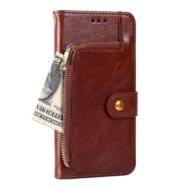 Flip Case voor Samsung Galaxy S21 FE Portemonnee Van Kunstleer