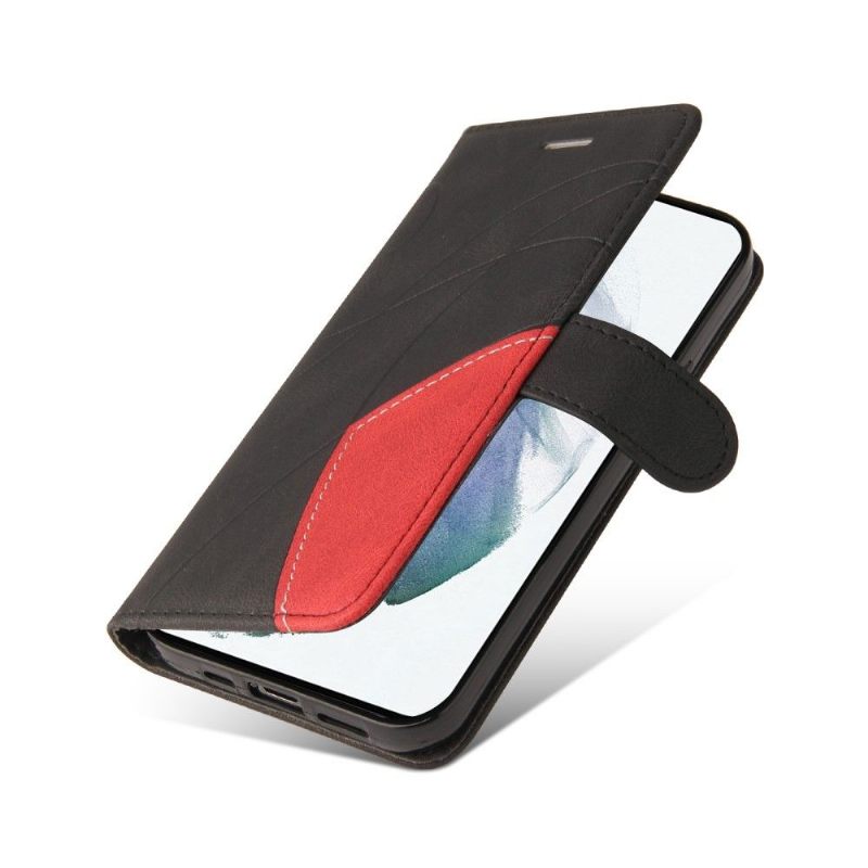 Folio-hoesje voor Samsung Galaxy S21 FE Bicolor Artistiek