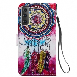 Folio-hoesje voor Samsung Galaxy S21 FE Gekleurde Dromenvanger