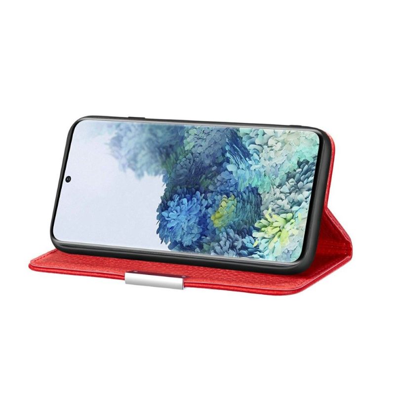 Folio-hoesje voor Samsung Galaxy S21 FE Generfde Faux Leather Flip
