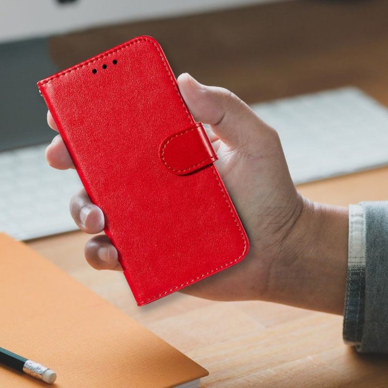 Folio-hoesje voor Samsung Galaxy S21 FE Kaarthouder Met Klep
