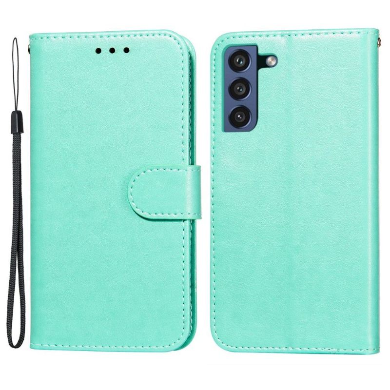 Folio-hoesje voor Samsung Galaxy S21 FE Kaarthouder Met Klep