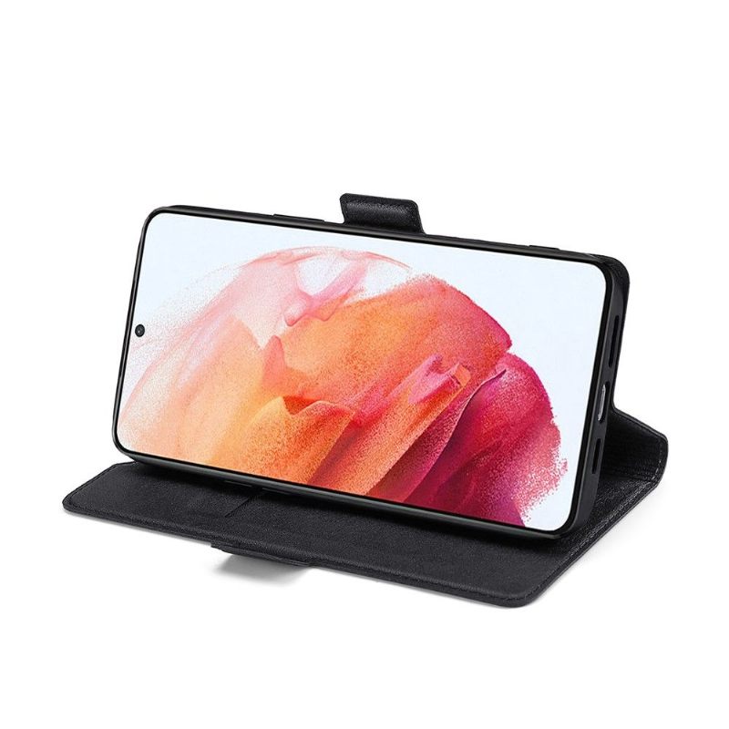 Folio-hoesje voor Samsung Galaxy S21 FE Kunstleer Minimalistisch Bedrijf