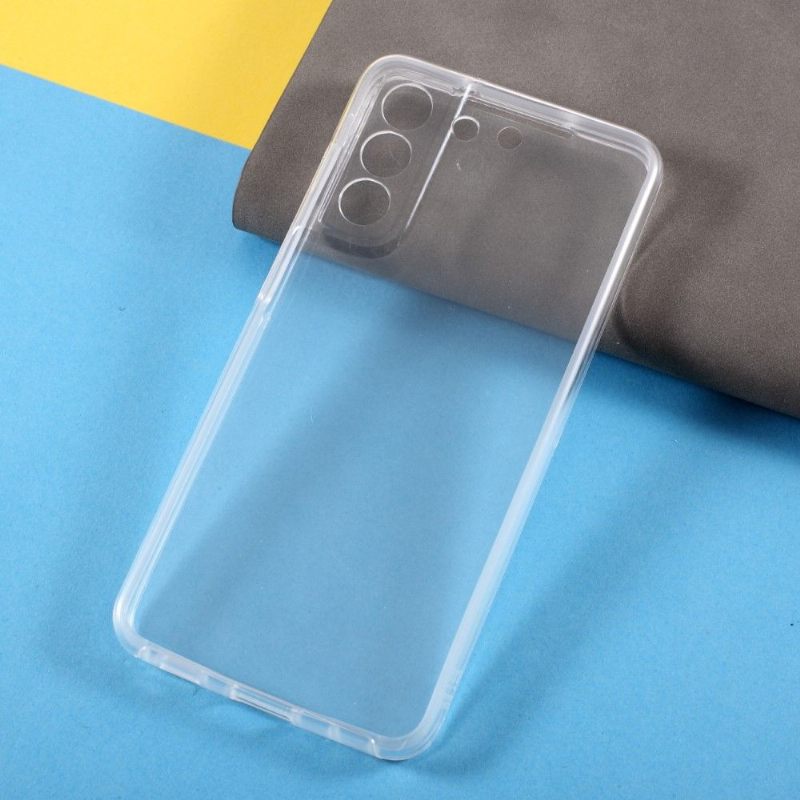 Hoesje voor Samsung Galaxy S21 FE Duidelijke Voor- En Achterkant