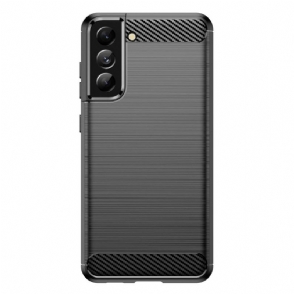Hoesje voor Samsung Galaxy S21 FE Geborsteld Siliconeneffect