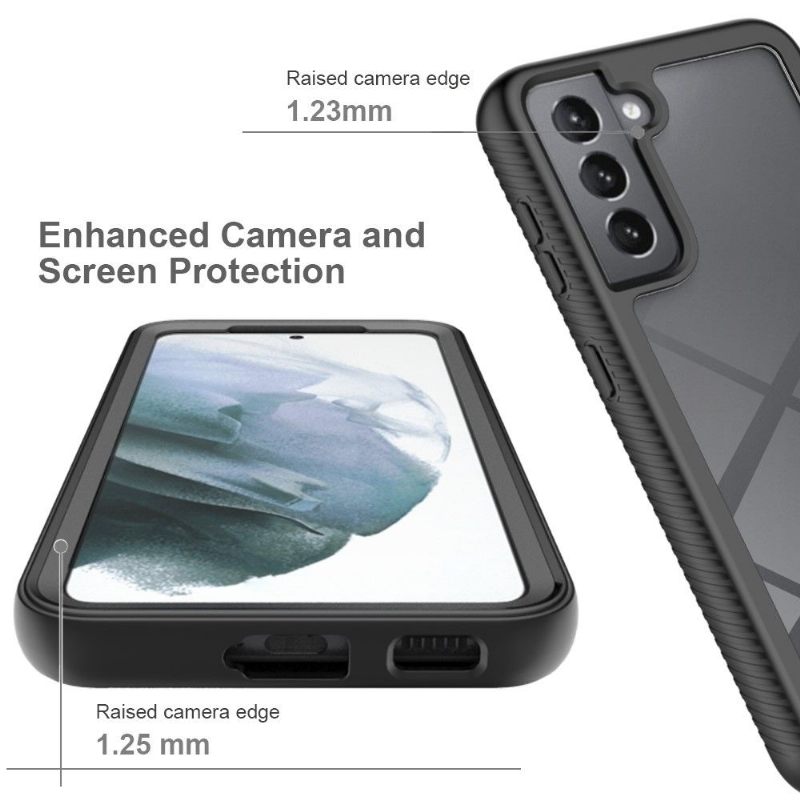 Hoesje voor Samsung Galaxy S21 FE Hybrid Clear Back Schokbestendig