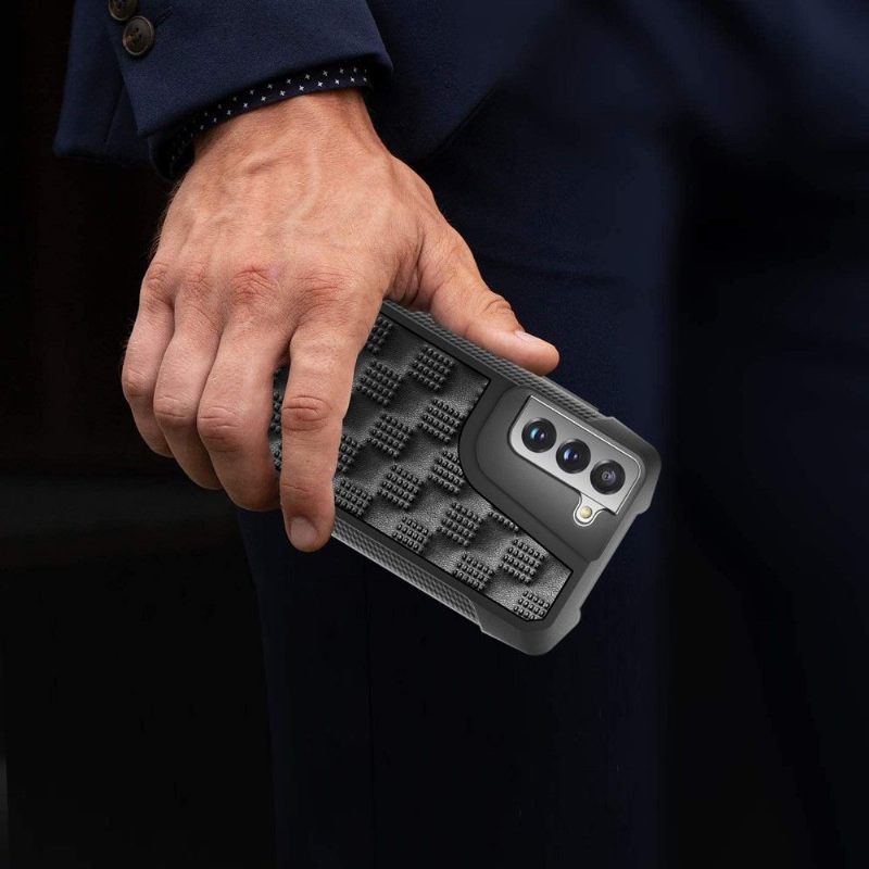 Hoesje voor Samsung Galaxy S21 FE Phantom-serie Gewatteerd