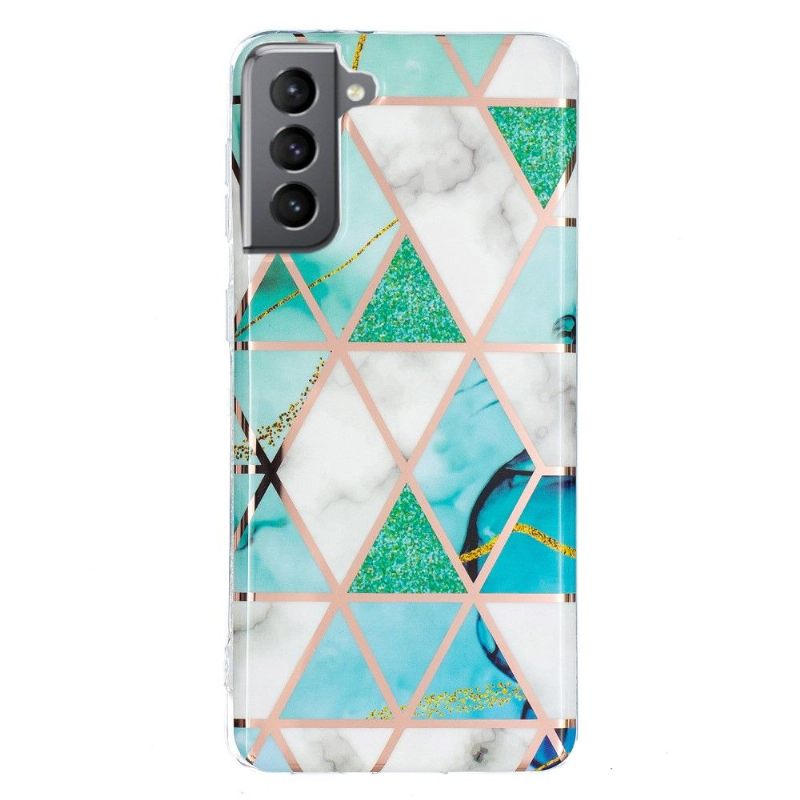 Hoesje voor Samsung Galaxy S21 FE Siliconen Geometrie
