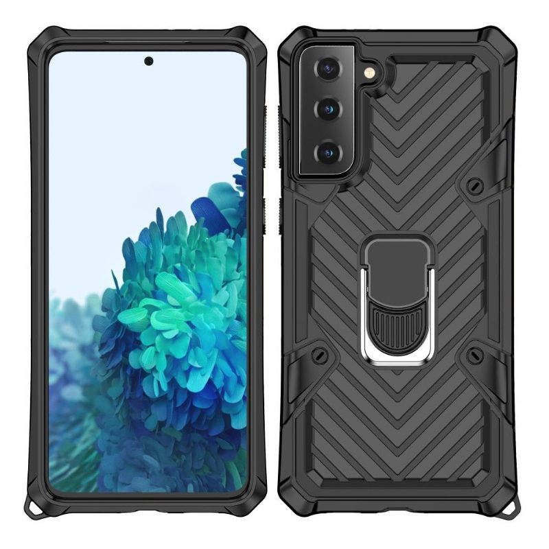 Hoesje voor Samsung Galaxy S21 FE V-ontwerp Met Standaard