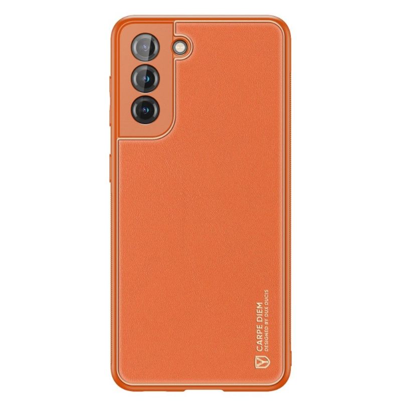 Hoesje voor Samsung Galaxy S21 FE Yolo-serie Leereffect