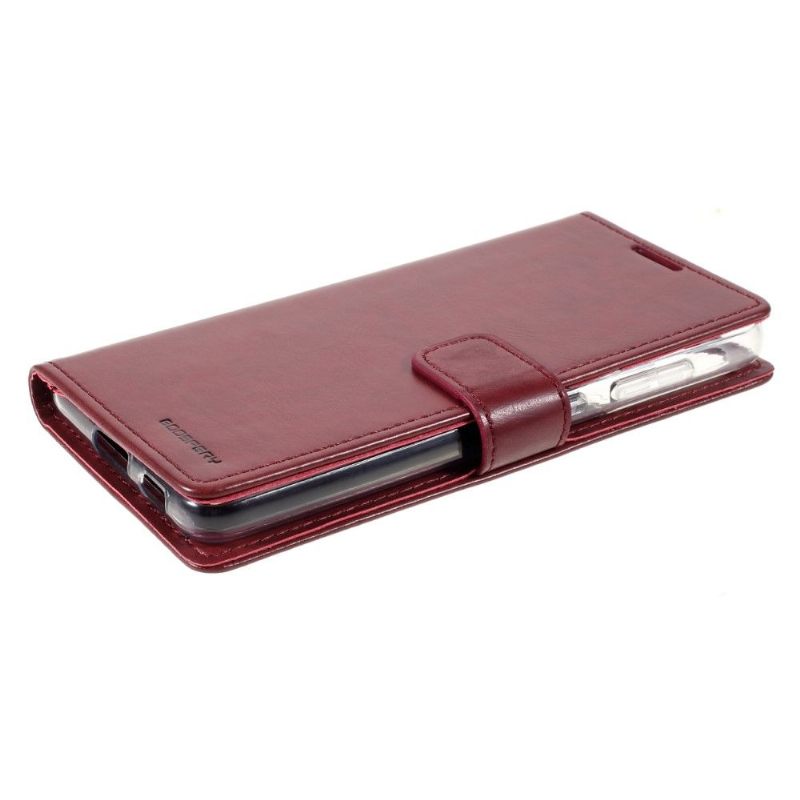 Leren Hoesje voor Samsung Galaxy S21 FE Blauwe Maan Kunstleer