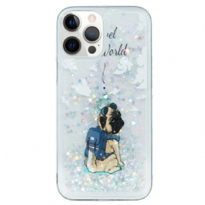 Hoesje voor iPhone 15 Pro Max Glitterhond