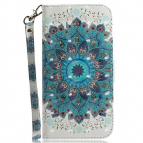 Bescherming Hoesje Xiaomi Redmi Note 14s Groene Mandala Met Koord