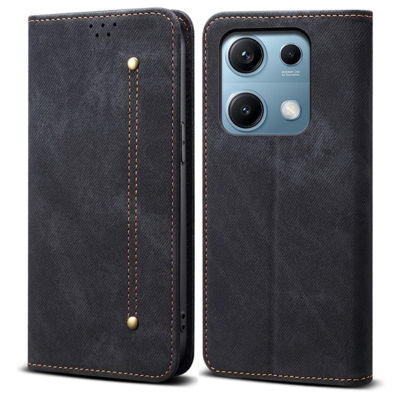 Folio-hoesje Voor Xiaomi Redmi Note 14s Denimstof