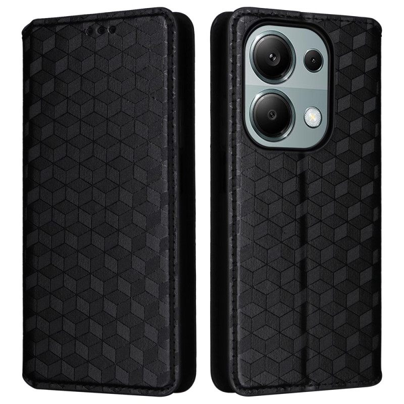Folio-hoesje Xiaomi Redmi Note 14s Diamantpatroon Bescherming Hoesje