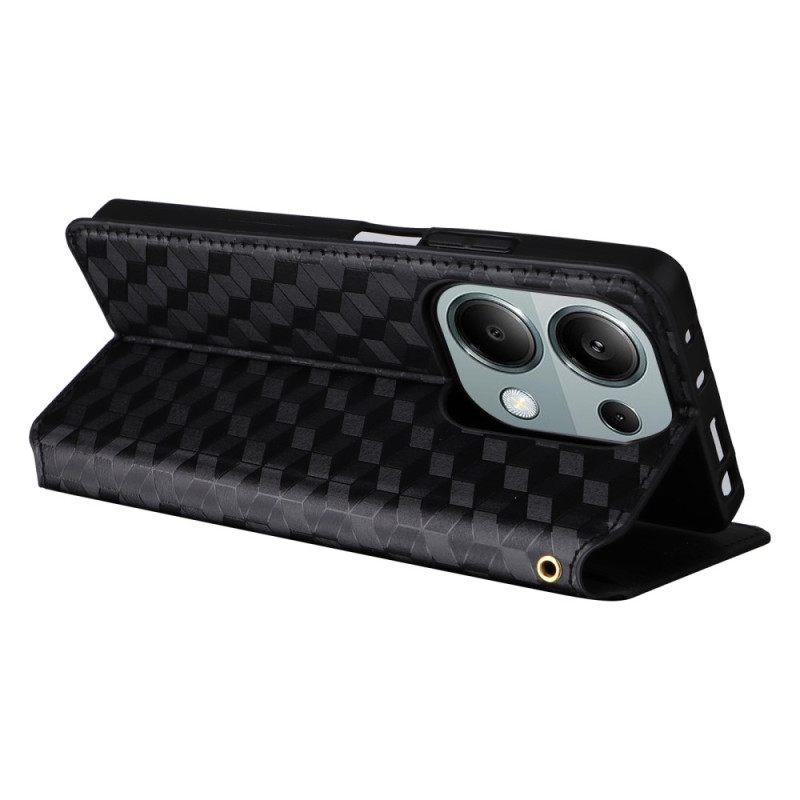 Folio-hoesje Xiaomi Redmi Note 14s Diamantpatroon Bescherming Hoesje