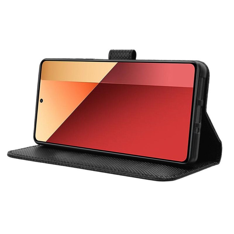 Folio-hoesje Xiaomi Redmi Note 14s Kunstleer Met Textuur