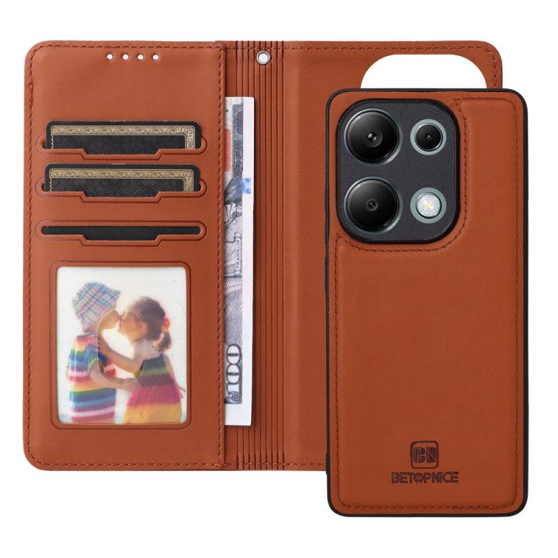 Folio-hoesje Xiaomi Redmi Note 14s Telefoonhoesje Afneembaar Etui Betopnice