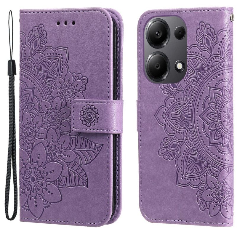 Folio-hoesje Xiaomi Redmi Note 14s Telefoonhoesje Mandala Print