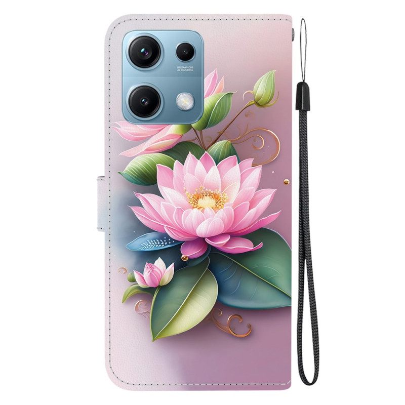 Folio-hoesje Xiaomi Redmi Note 14s Telefoonhoesje Waterlelies