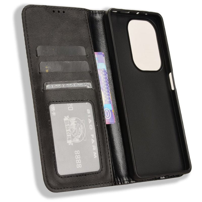 Folio-hoesje Xiaomi Redmi Note 14s Vintage Stijl Bescherming Hoesje