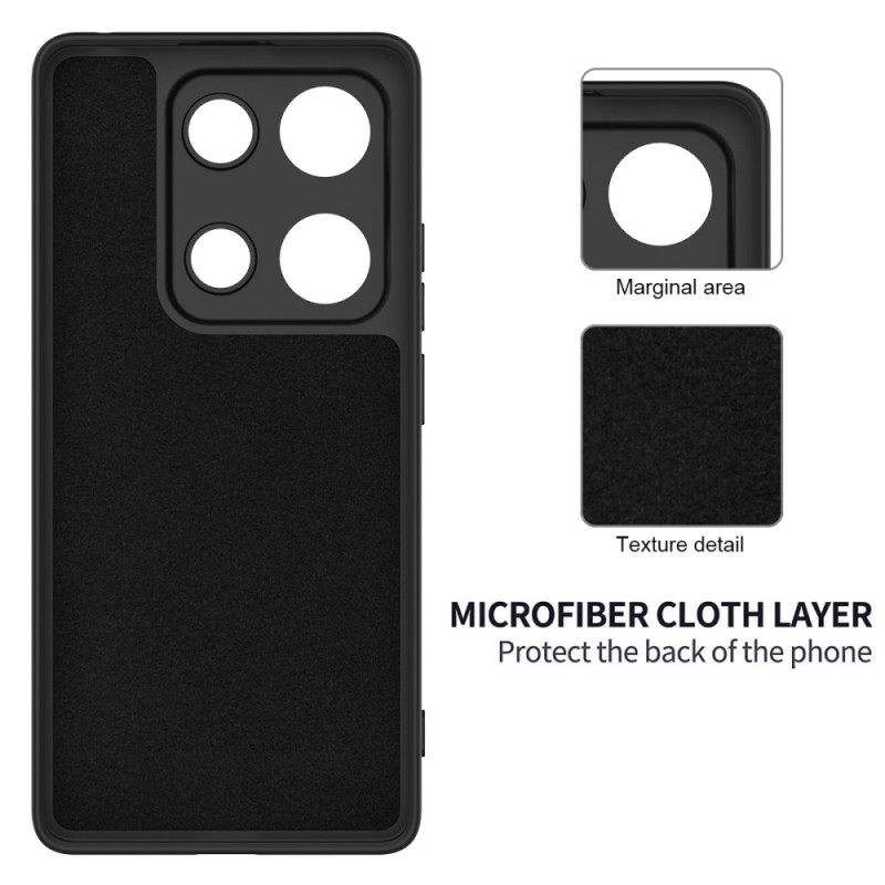 Hoesje Xiaomi Redmi Note 14s Vloeibare Siliconen Band Bescherming Hoesje