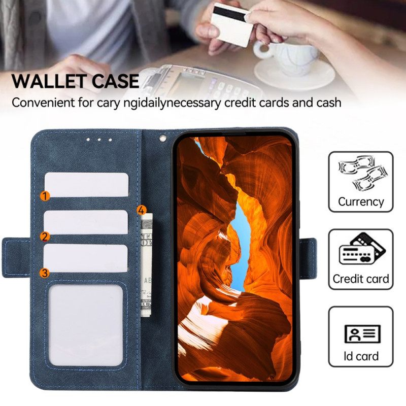 Leren Hoesje Voor Xiaomi Redmi Note 14s Abeel Suède-effect