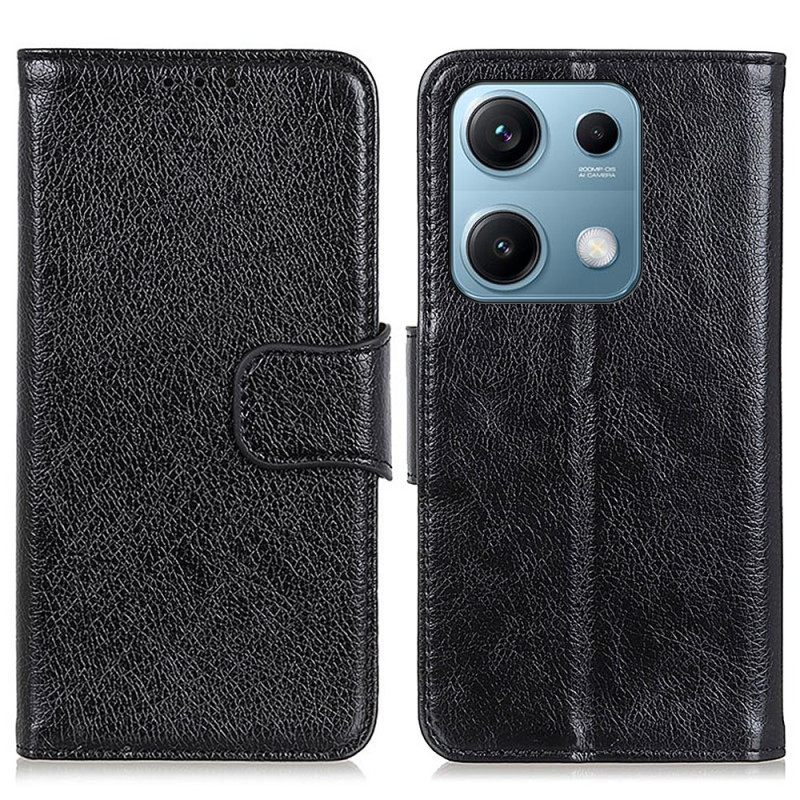 Leren Hoesje Voor Xiaomi Redmi Note 14s Nappa-textuur
