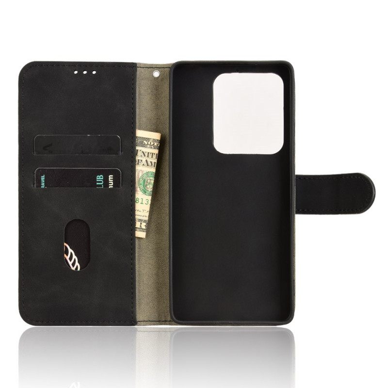 Leren Hoesje Voor Xiaomi Redmi Note 14s Suède-effect