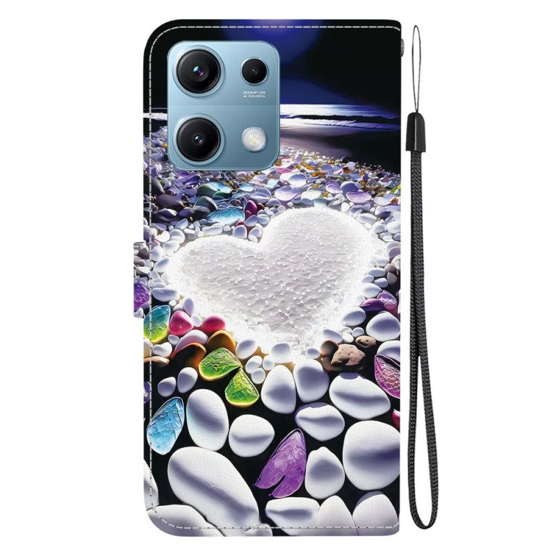 Leren Hoesje Xiaomi Redmi Note 14s Hartpatroon