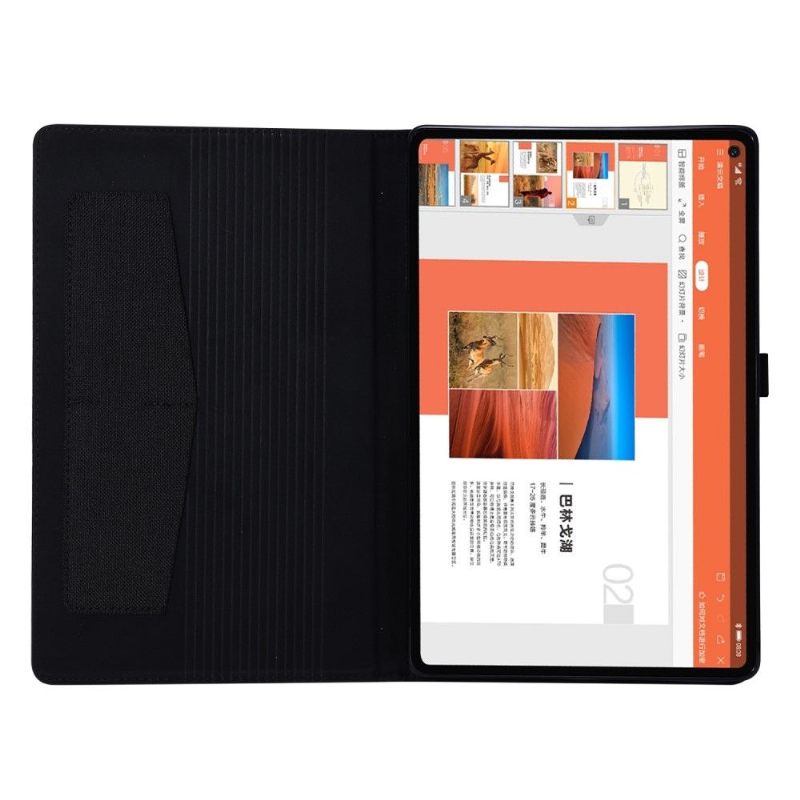 Leren Hoesje voor Realme Pad Bescherming Canvaseffect Oxford