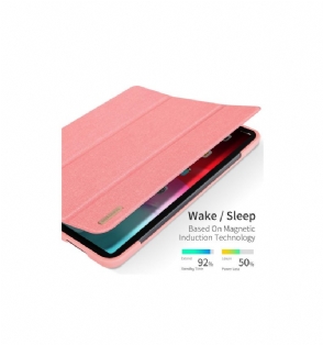 iPad Pro 11" 2018 - Premium Hoesje Met Canvaseffect - Roze
