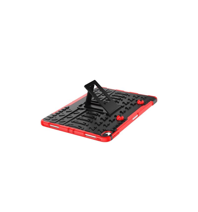 iPad Pro 11 Inch - Anti-Slip Case Met Geïntegreerde Standaard - Rood