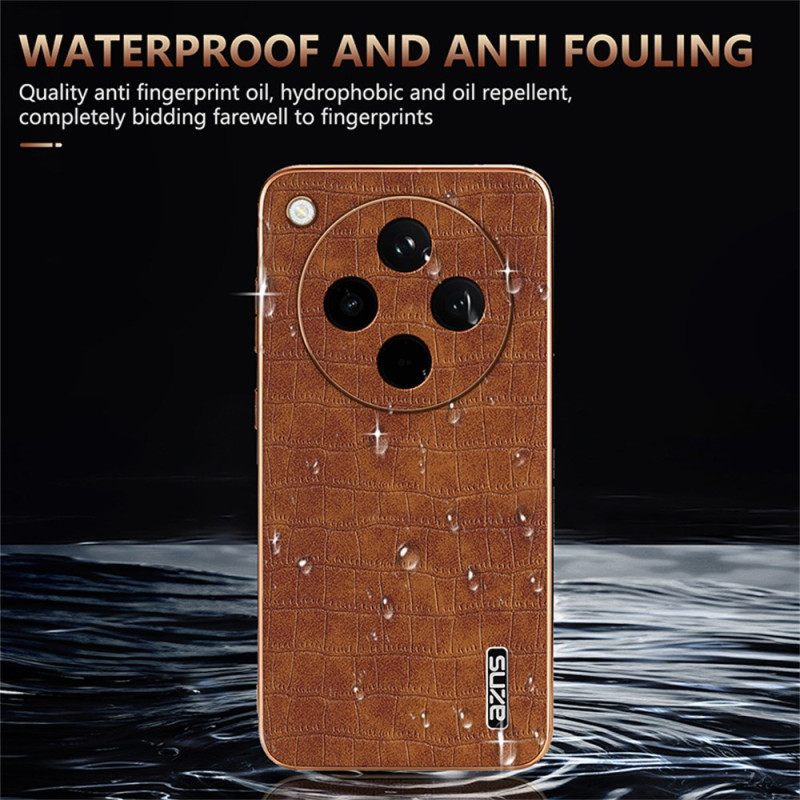Cover Hoesje Oppo Find X8 Telefoonhoesje Azns Krokodillenstijl