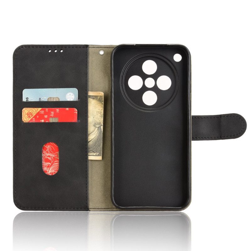 Flip Case Leren Oppo Find X8 Suède-effect