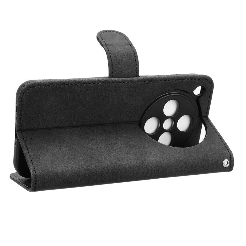 Flip Case Leren Oppo Find X8 Suède-effect