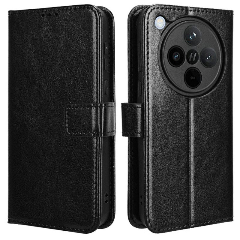 Folio-hoesje Oppo Find X8 Telefoonhoesje Opvallend Imitatieleer