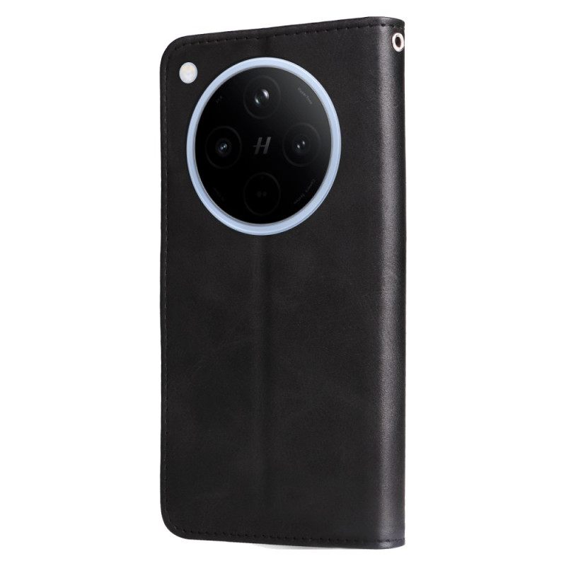 Folio-hoesje Oppo Find X8 Telefoonhoesje Ritsvak