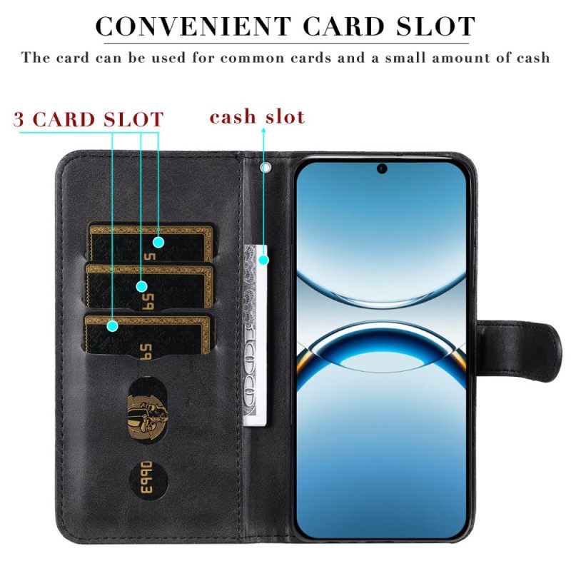 Folio-hoesje Oppo Find X8 Telefoonhoesje Ritsvak