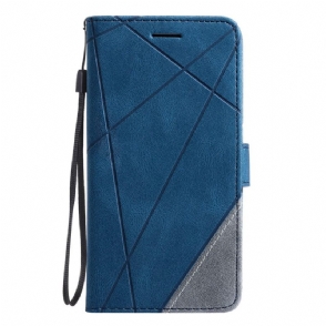 Folio-hoesje Oppo Find X8 Telefoonhoesje Tweekleurig Gestreept Patroon