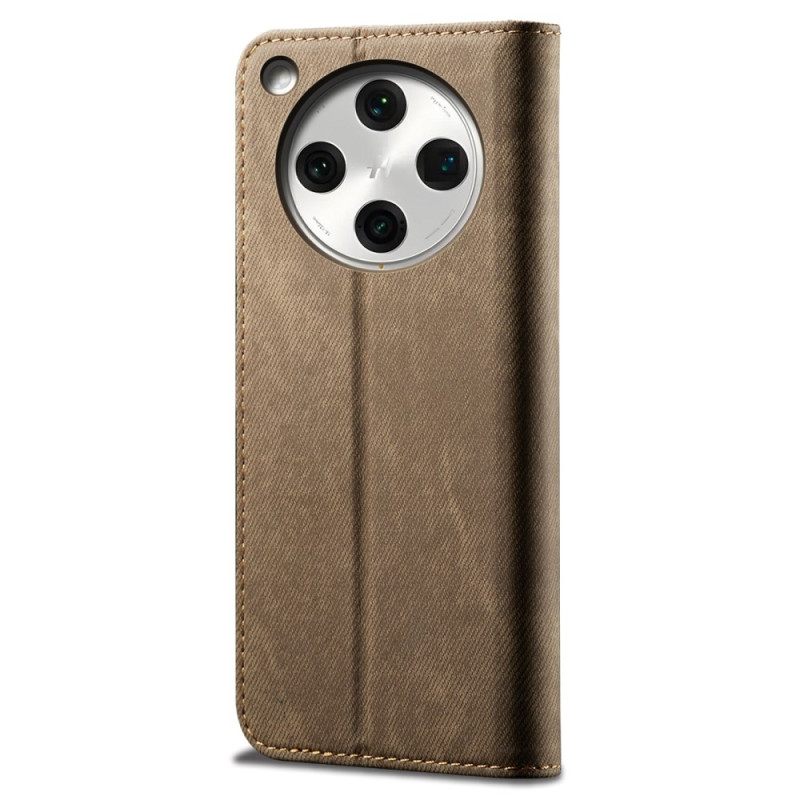 Folio-hoesje Voor Oppo Find X8 Denimstof