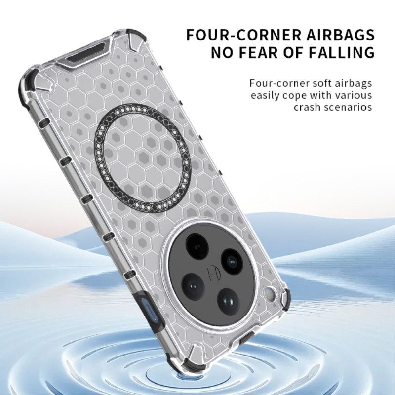 Hoesje Oppo Find X8 Magsafe-compatibel Honingraat