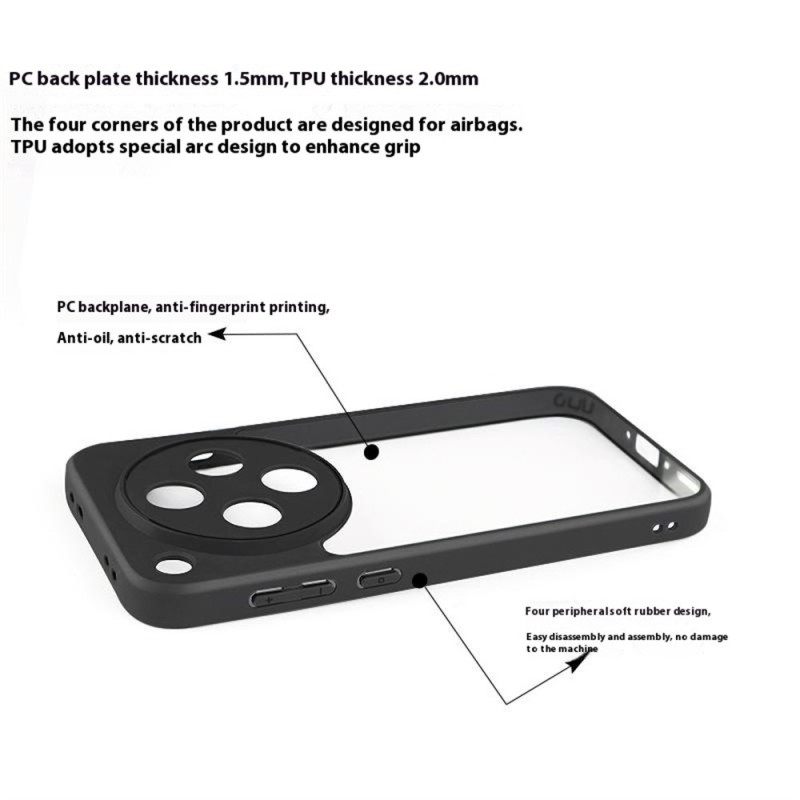 Hoesje Voor Oppo Find X8 Hybride Transparant