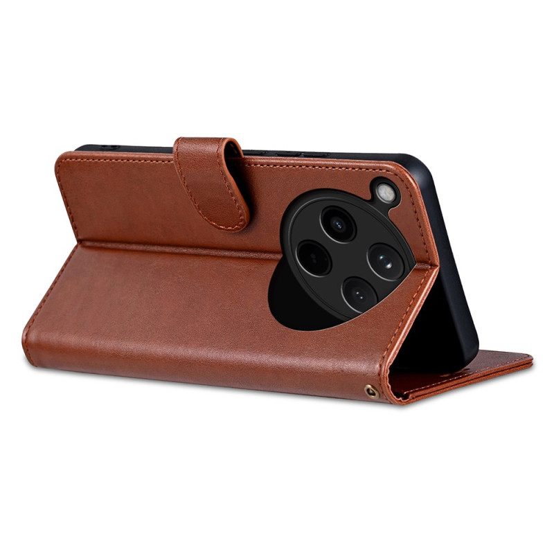 Leren Hoesje Oppo Find X8 Kunstleer Azns Bescherming Hoesje