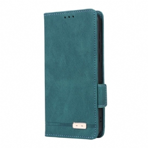 Leren Hoesje Oppo Find X8 Vintage Suède-effect
